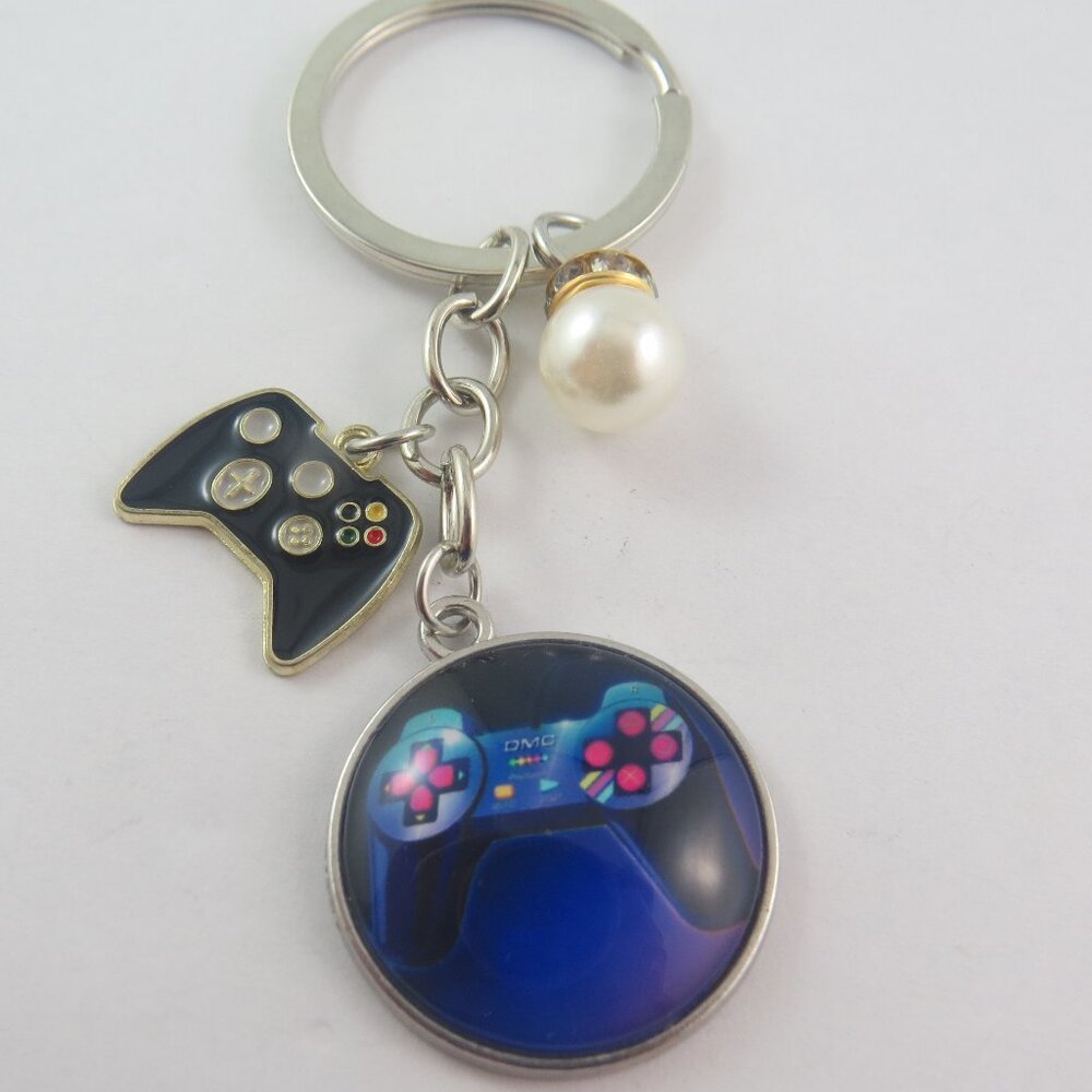 Gamer Controller Keychain Video Game Lover Bag Accessory Gift for Her